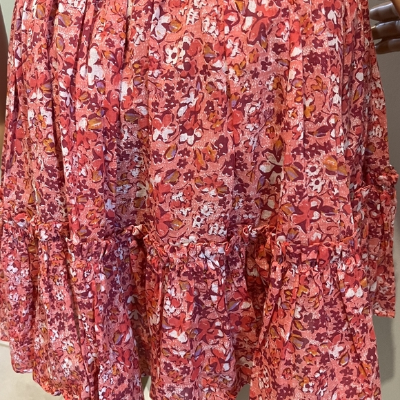 Poupette St. Barth Trina Ruffled Mini Dress Size XS New With Tags - Picture 9 of 16